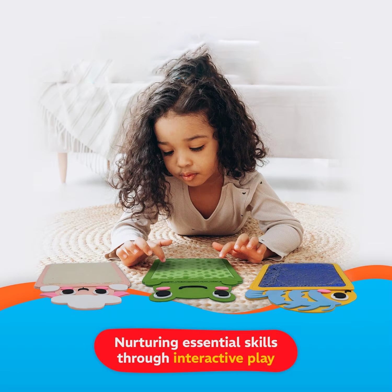 Montessori Animal Themed Sensory Mat Patches Assorted Textured, Colorful, and Interactive Sensory Wall Autistic Kids Ages 3-5